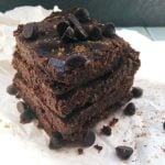 gluten free expresso chocolate brownie recipe nut free vegan