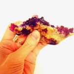 a bit into gluten-free sugar-free blueberry pancakes