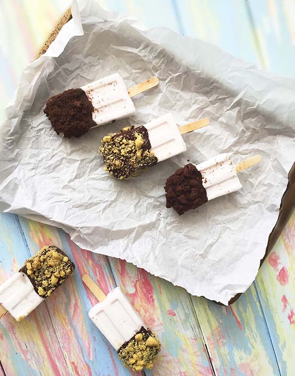 coconut popsicle gluten free cookie crumble