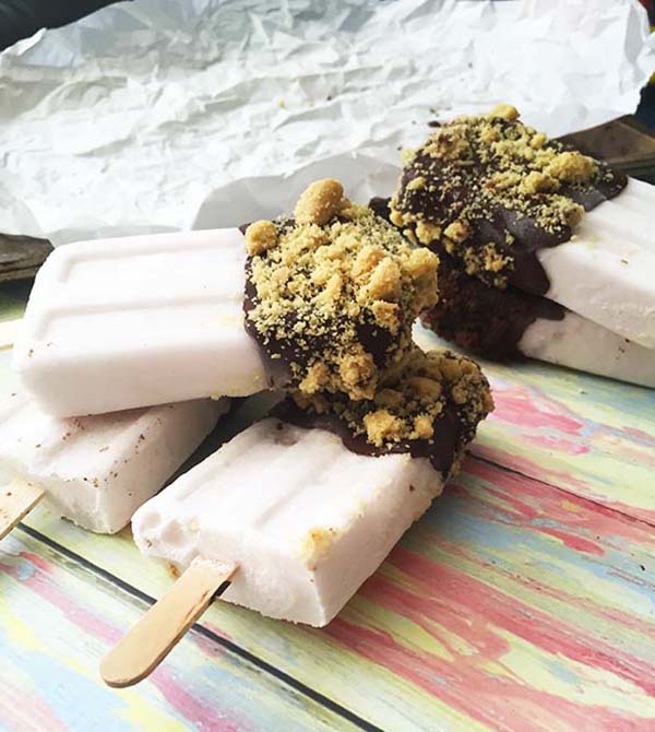 gluten free dairy free cookie coconut popsicles