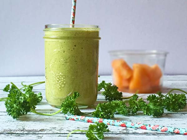 Healthy Cantaloupe Green Smoothie {paleo, vegan} : ​Goodie Goodie  Gluten-Free®