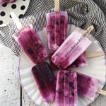 blueberry pie popsicles gluten free dairy free nut free sugar free