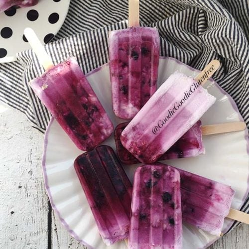 Gluten-Free Blueberry Pie Popsicles : Goodie Goodie Gluten-Free®