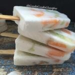 dairy free cantaloupe honeydew melon popsicles