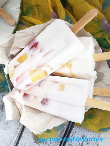 nectarines cream ice pops dairy free vegan