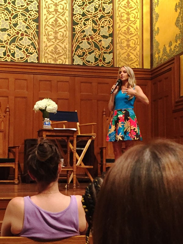 The Universe Has Your Back, Gabby Bernstein's latest book on transforming fear to faith. This was the free workshop prior to the release on september 27th