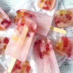 healthy rainbow gummy bear popsicles