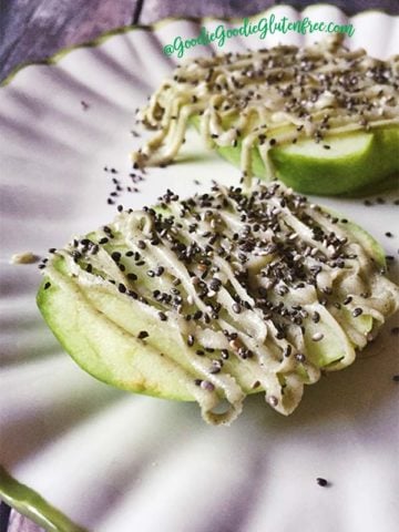 gluten-free superfood apple nachos - a healthy vegan snack for all!