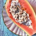 superfood papaya boats that are vegan, nut-free and paleo