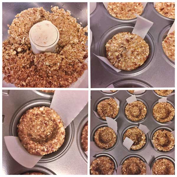how to make mini chocolate mousse tarts using a food processor