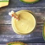 pumpkin cantaloupe green vegan smoothie