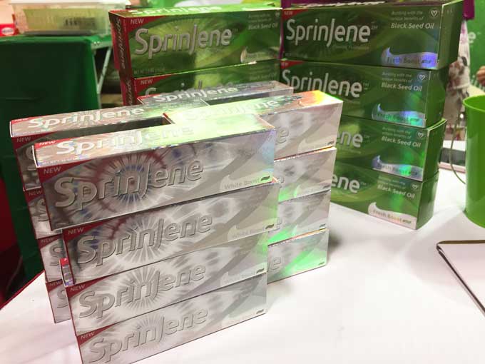 Review of the GFAF Expo Food Show in New Jersey - SpringJene Toothpaste