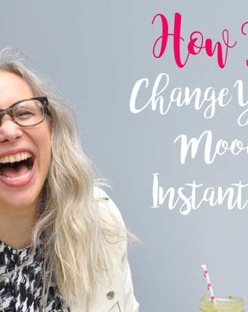 Certified Health Coach Julie Rosenthal teaches us how to change our mood instantly.