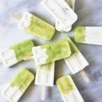 Vanilla Honeydew Yogurt Popsicles // Dairy-free, Vegan, Gluten-free, Paleo, Sugar-free goodness!