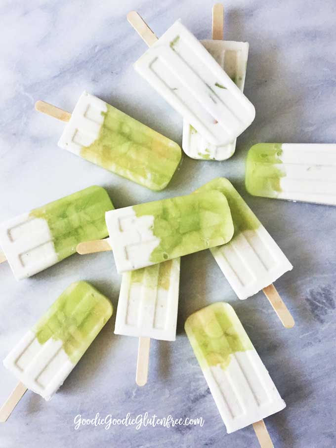 Vanilla Honeydew Yogurt Popsicles // Dairy-free, Vegan, Gluten-free, Paleo, Sugar-free goodness!