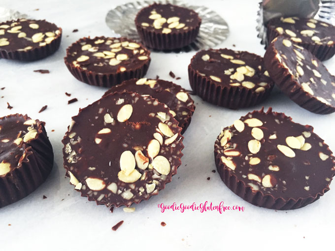 Chocolate Coconut Crunch Cups by Certified Health Coach Julie Rosenthal of Goodie Goodie Gluten-Free