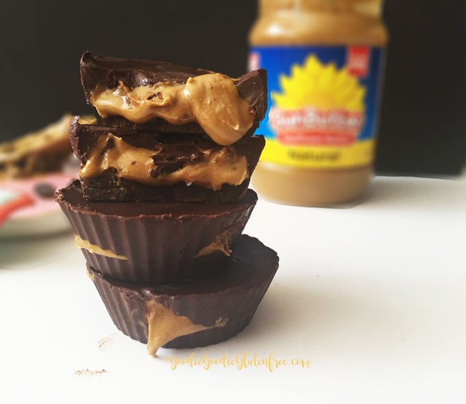 Chocolate Cashew Butter Candy Cups {Paleo & Vegan}