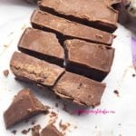 Paleo sunbutter chocolate easy fudge recipe