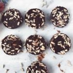 Sunflower seed chocolate coins vegan and paleo