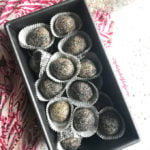 Lemon poppy seed bliss balls gluten free