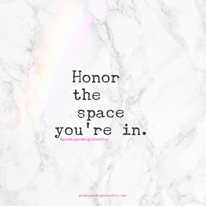 soul talk honor the space you are in