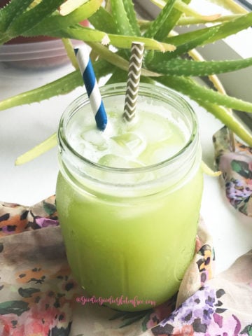 This celery lemon juice is delicious over ice and cold