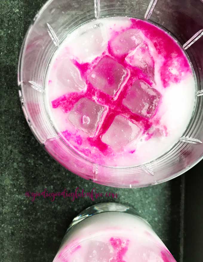 Pitaya Dragon Fruit Milk is a colorful alternative for healthy living