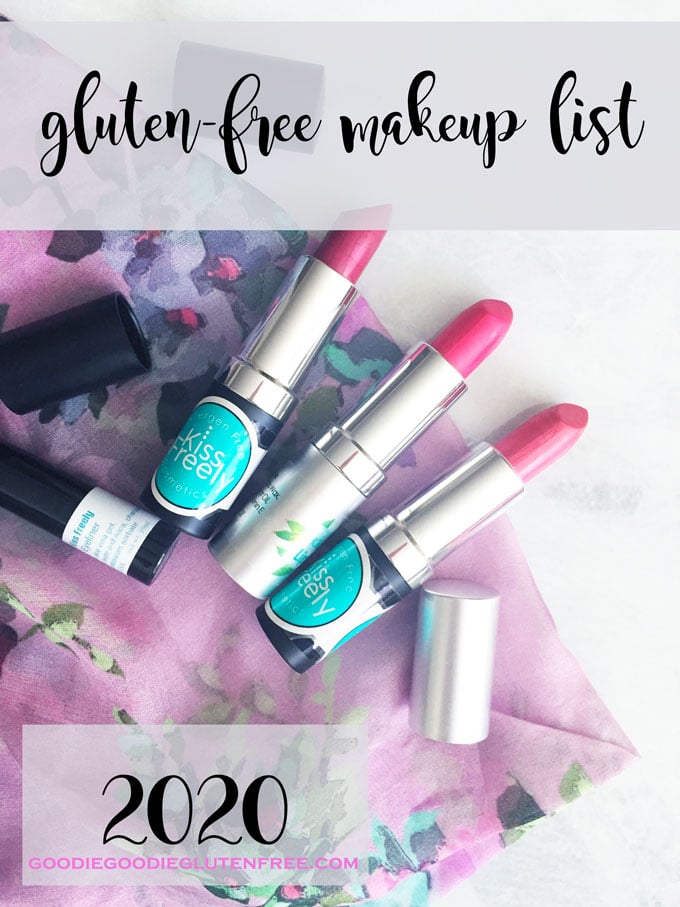 gluten free makeup list
