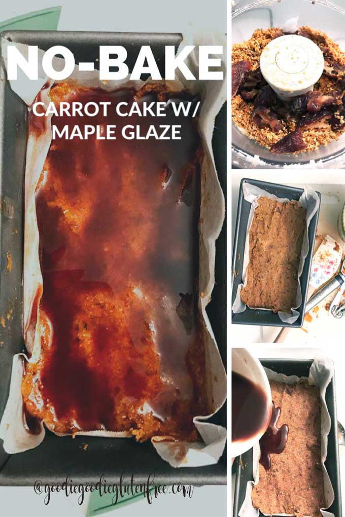 steps to create a carrot cake no bake slice